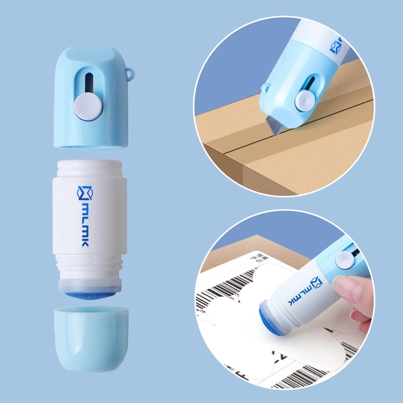 5vUOThermal-Paper-Correction-Fluid-with-Knife-Parcel-Box-Opener-Home-Office-Anti-Peep-Identity-Information-Privacy